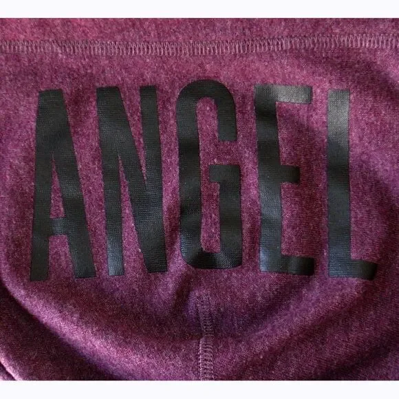 Victoria Secrets Pink purple Angel hoodie - Picture 2 of 4